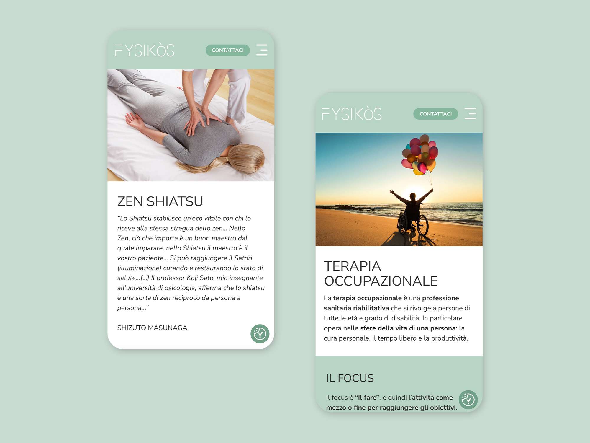 fysikos homepage mobile